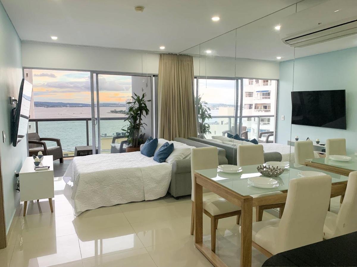 Apartament Oceanview Escape Pool, Jacuzzi & Gym In Bocagrande Kartagena Zewnętrze zdjęcie