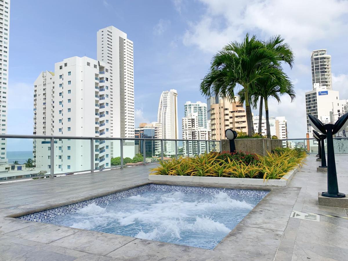 Apartament Oceanview Escape Pool, Jacuzzi & Gym In Bocagrande Kartagena Zewnętrze zdjęcie