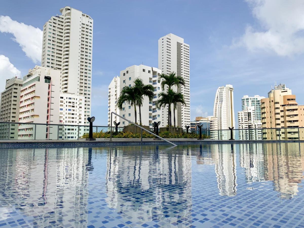 Apartament Oceanview Escape Pool, Jacuzzi & Gym In Bocagrande Kartagena Zewnętrze zdjęcie