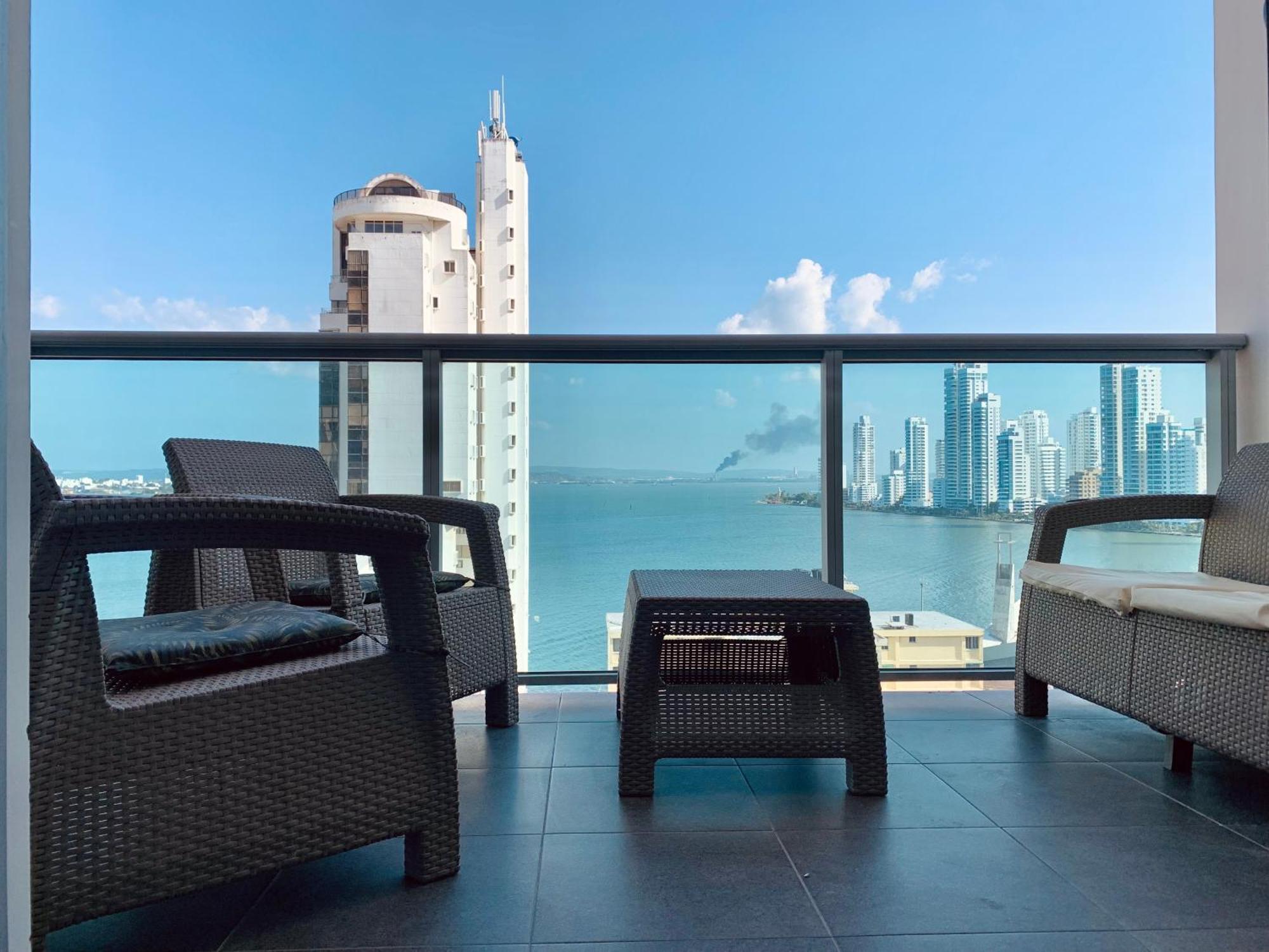 Apartament Oceanview Escape Pool, Jacuzzi & Gym In Bocagrande Kartagena Zewnętrze zdjęcie